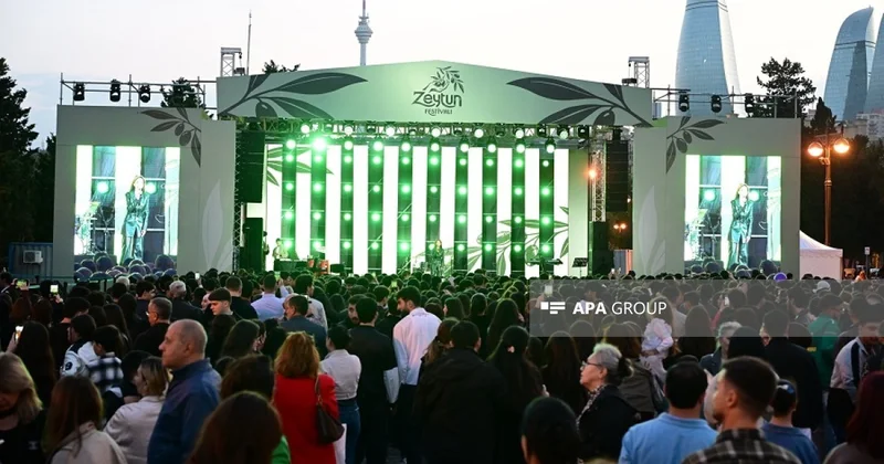 Zeytun Festivalında estrada ulduzlarının konserti olub
