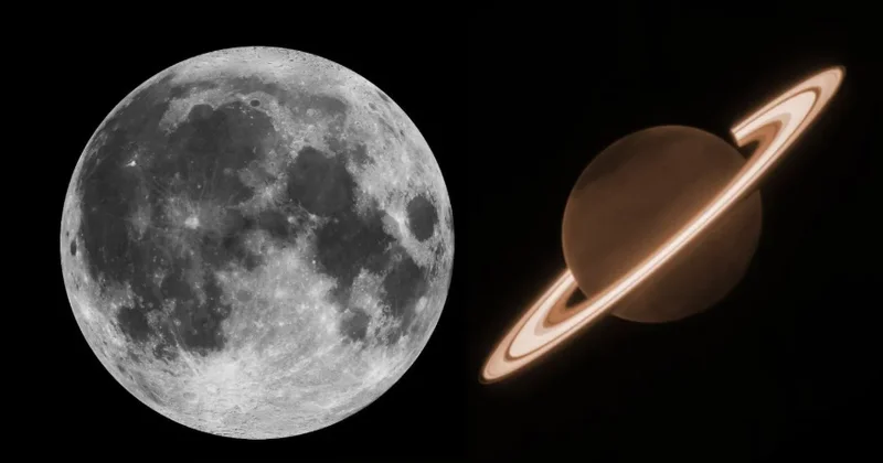 Bu gecə Ay və Saturn səmada yaxın görünəcək