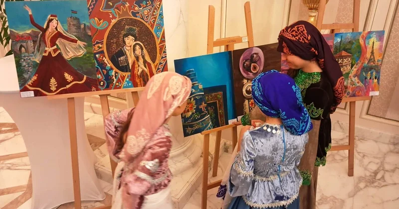 Азербайджанская палитра в сердце Парижа маленькие послы искусства (ФОТО)