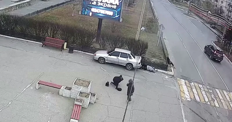 Piyada keçidində 3 nəfərin vurulduğu qəzanın ANBAAN VİDEOSU