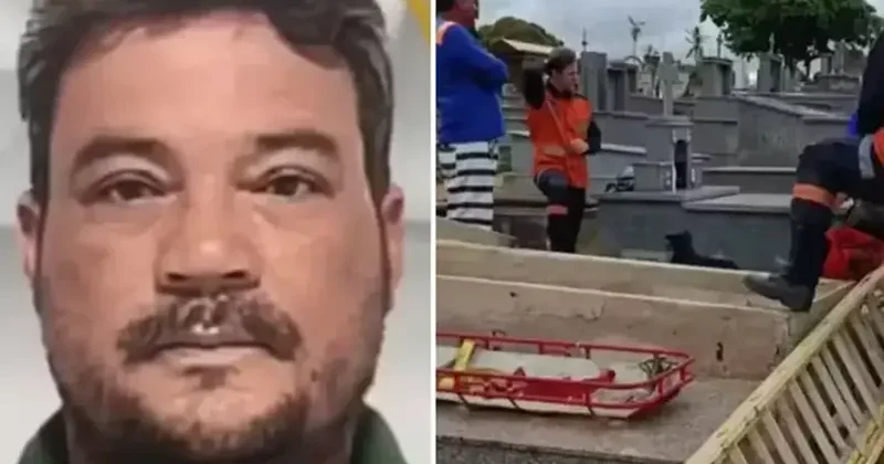 Dostunun dəfn mərasiminə getdi, atasının məzarına düşərək öldü