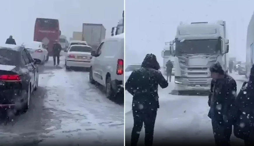 XƏBƏRDARLIQLAR öz işini gördü: insanlar yolda qaldı VİDEO