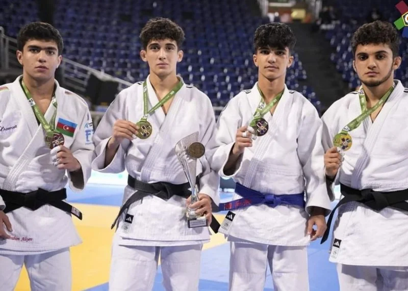 Cüdoçularımız Avropa Kubokunda 4 medal QAZANDI