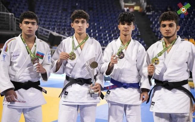 Azərbaycan cüdoçularından 4 medal Avropa kuboku