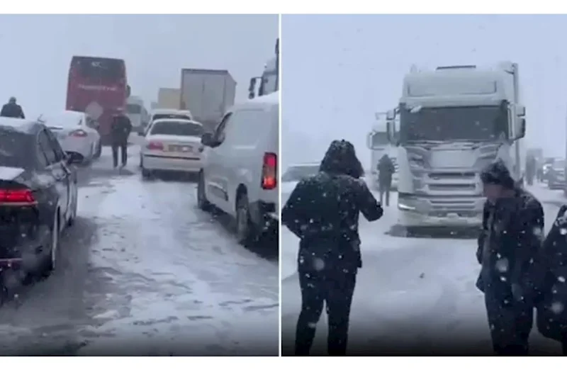 Türkiyəyə qar yağdı: Yollar buz bağladı VİDEO