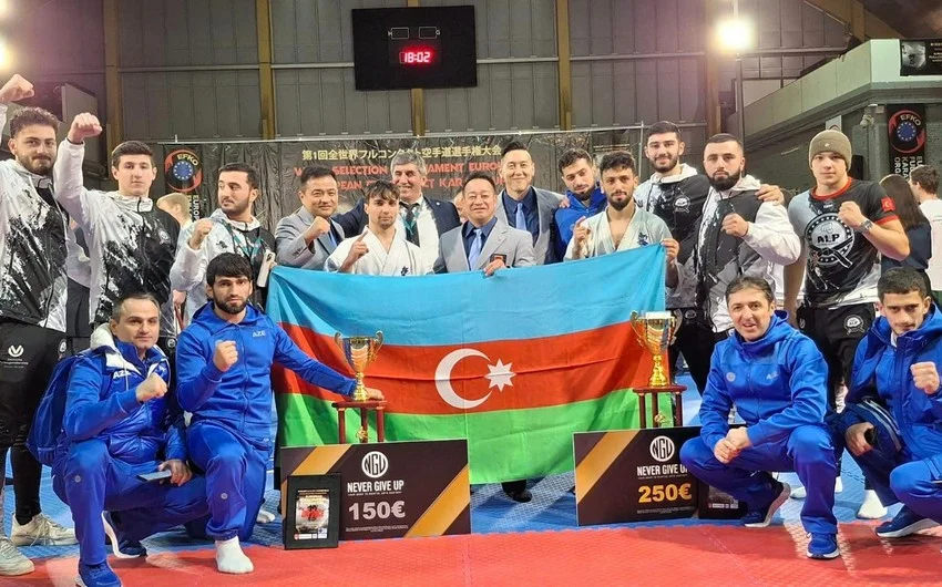 Azərbaycan karateçiləri Avropa Kubokunda 2 medal qazandılar