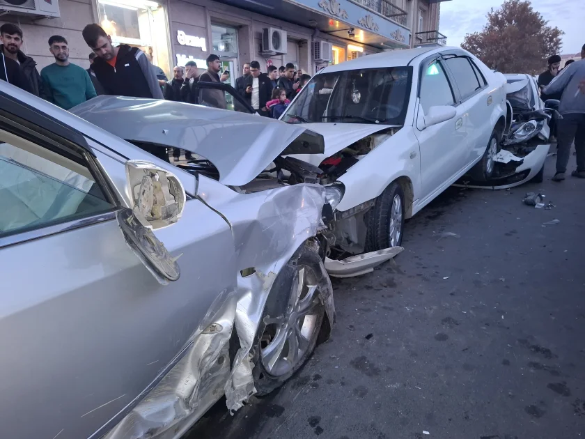 Naxçıvanda zəncirvari qəza oldu FOTO Yeni Çağ Media