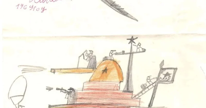 Prezidentin 8 yaşında çəkdiyi rəsm gündəm oldu