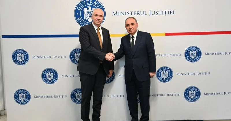 Kamran Əliyev Rumıniyanın ədliyyə naziri ilə müzakirə apardı FOTOLAR