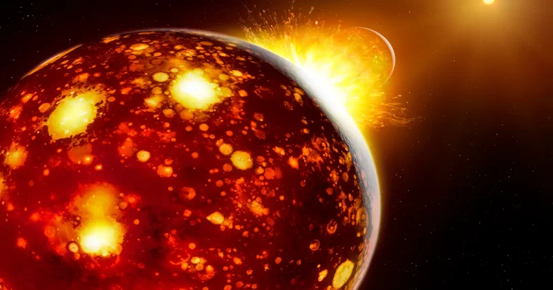 Космическая соседка Земли могла породить Луну