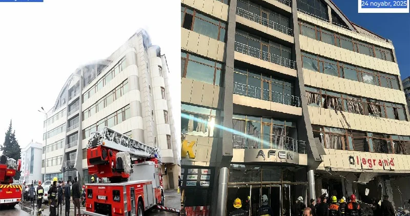 8 il əvvəl də “AFEN Plaza”da noyabrda partlayış olubmuş