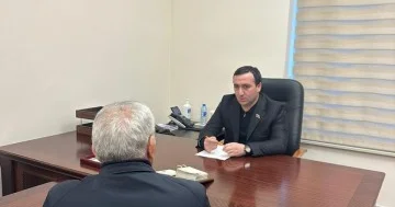 Milli Məclisin deputatı Mahir Süleymanlı seçicilərlə görüşüb