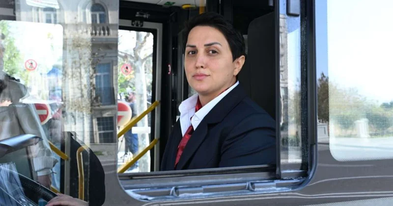 Bu gündən Bakıda onlar da avtobus sürəcək FOTO