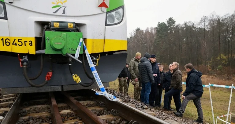 Украинца задержали в Польше по делу о диверсии на железной дороге Minval Politika
