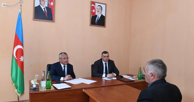 Biləsuvarda keçmiş məcburi köçkünlərin müraciətləri dinlənilib