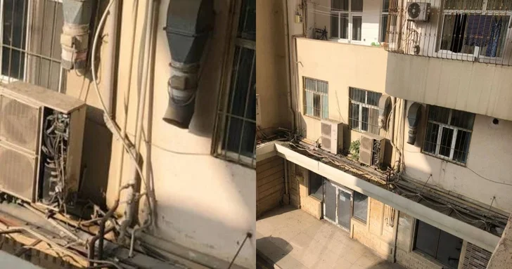 Жители еще одной многоэтажки в Ясамальском районе Баку бьют тревогу: их дом стал ловушкой опасности