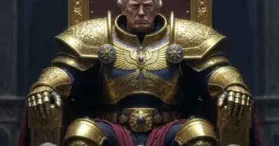 Tramp süni intellektlə yaradılmış taxt portretini paylaşdı