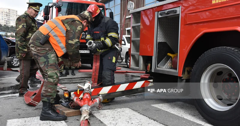 FHN: Ötən həftə 252 yanğına çıxış olub, 70 nəfər xilas edilib VİDEO