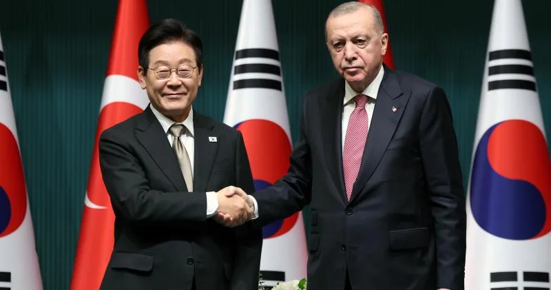 Ərdoğan Cənubi Koreya lideri ilə bir arada: Atom elektrik stansiyasının qurulması... FOTO