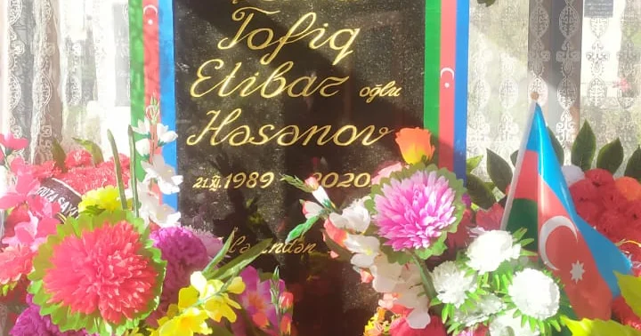 Şəhid Həsənov Tofiq Etibar oğlunun doğum günü xatirəsi yad edildi
