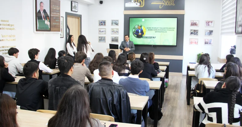 BDU da “Bərk məişət tullantılarının idarə edilməsində müasir yanaşmalar” mövzusunda təlim