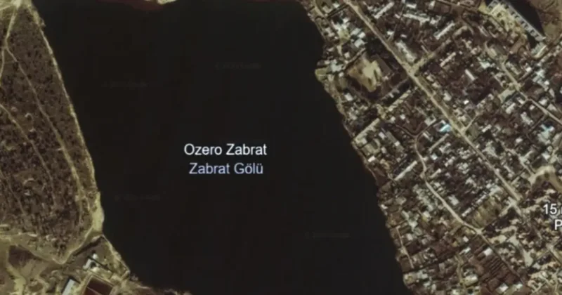 Zabrat gölü son illərdə sürətlə quruyub FOTO