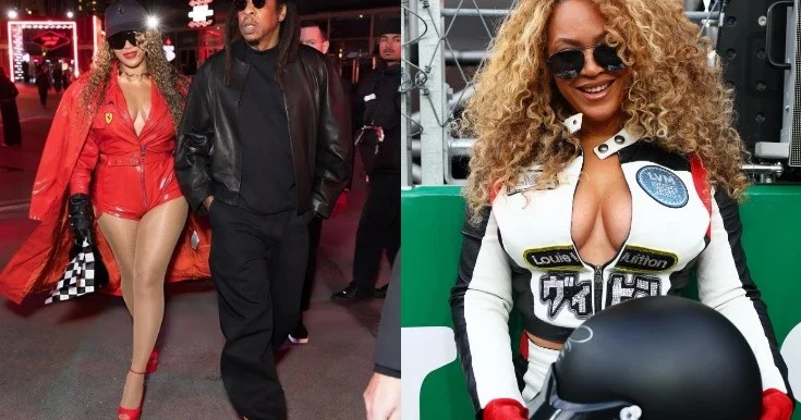 Beyons “Formula 1”ə damğa vurdu Fotolar