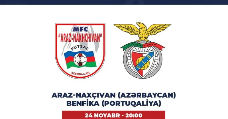 Futzal üzrə Çempionlar Liqası: Azərbaycan klubu bu gün “Benfika” ilə qarşılaşacaq