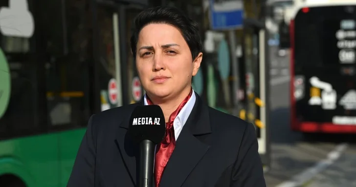 13 лет за рулем: как Халида Самедова стала водителем пассажирского автобуса