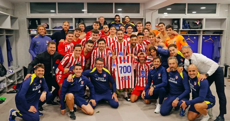 Atletiko nun heyətində 700 cü oyununa çıxdı