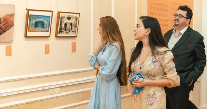 Prezidentin qızları Milli İncəsənət Muzeyində FOTOLAR
