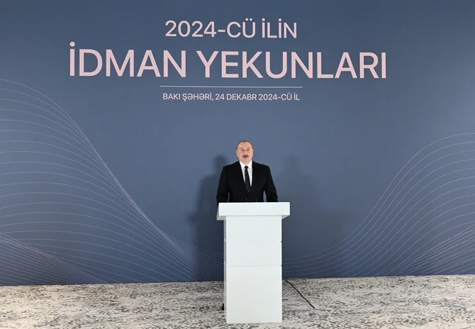 İlham Əliyev 2024cü ilin idman yekunlarına həsr olunan mərasimdə iştirak edib Xəbər saytı Son xəbərlər və Hadisələr