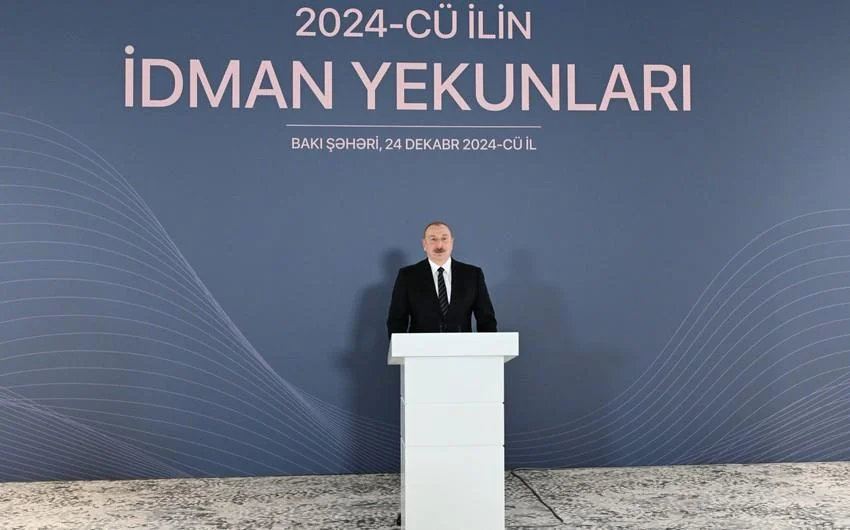 Prezident İlham Əliyev 2024cü ilin idman yekunlarına həsr olunan mərasimdə iştirak edib AzPolitika onlayn siyasiictimai qəzet