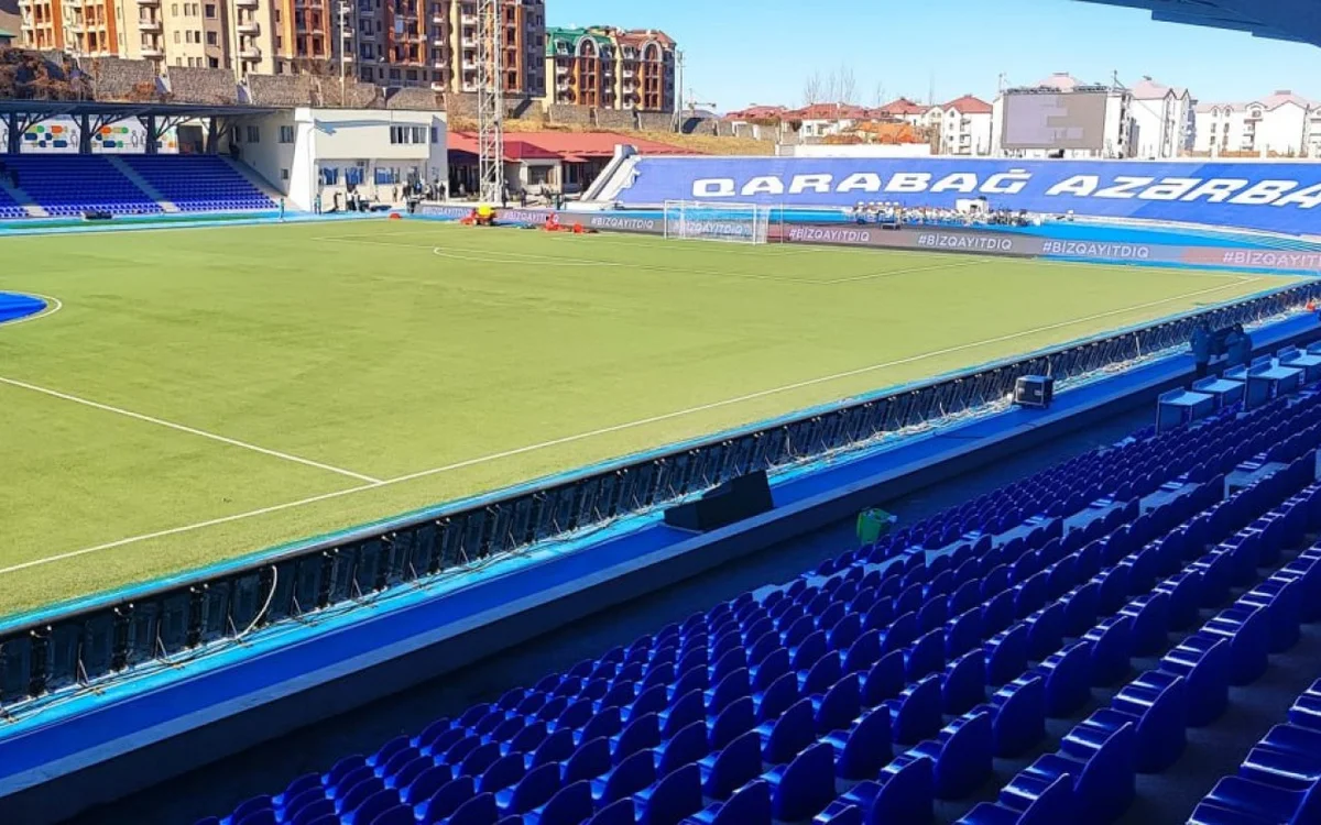 Xankəndi stadionunun yenidən qurulması gələn il başa çatacaq Yeni Çağ Media