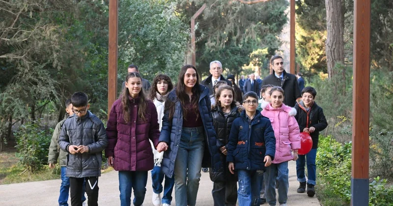 Leyla Əliyeva Mərkəzi Nəbatat bağında uşaqlar üçün təşkil olunan tədbirdə iştirak edib