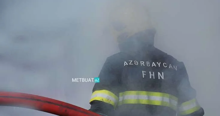 Yaşayış evində yanğın başladı