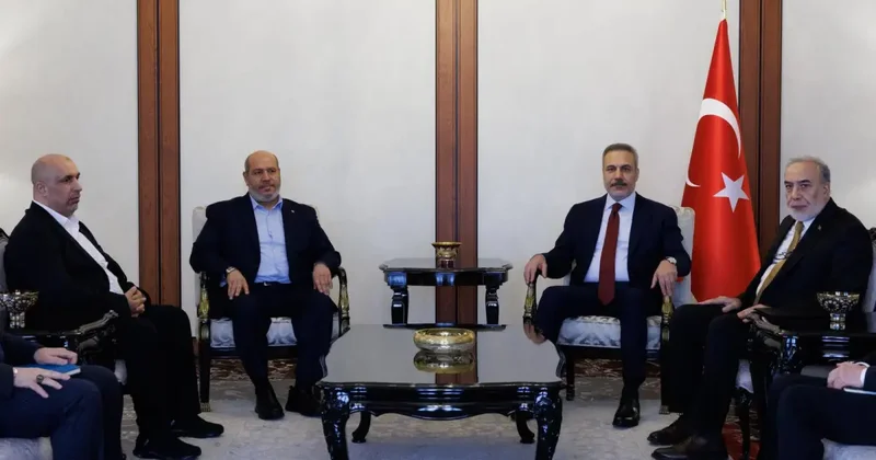 Hakan Fidan HAMAS nümayəndə heyəti ilə görüşüb