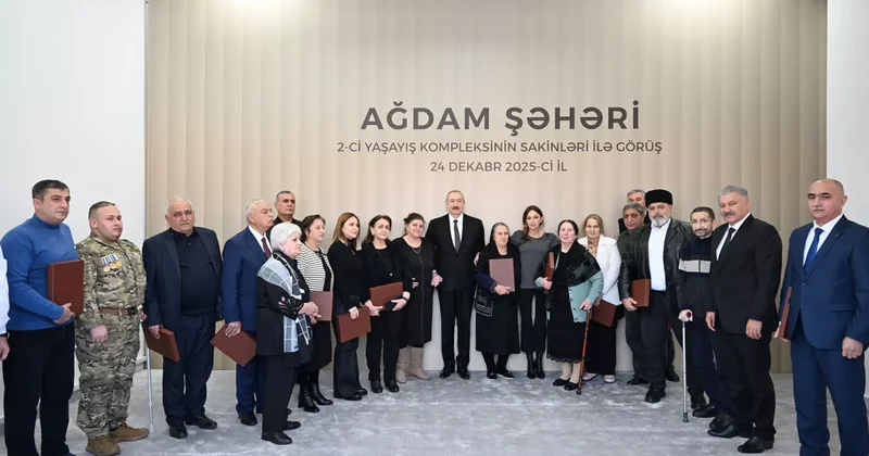 Алиев встретился с жителями второго жилого комплекса в Агдаме ОБНОВЛЕНО / ФОТО