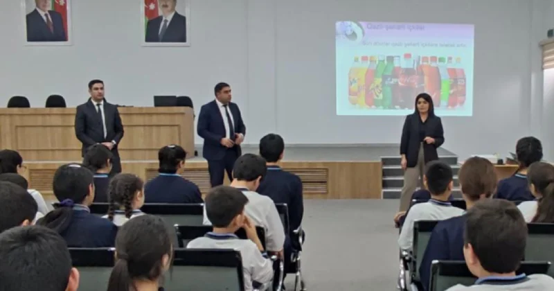 Quba məktəbliləri sağlam qidalanma vərdişləri barədə məlumatlandırılıblar