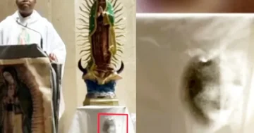 ABŞ dakı bir kilsədə Məryəm Ananın şəkli görünüb..?