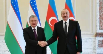 Özbəkistan Prezidenti Şavkat Mirziyoyev Azərbaycan Prezidenti İlham Əliyevə zəng edib