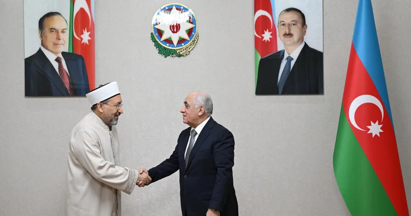 Али Асадов встретился с председателем Управления по делам религии Турции