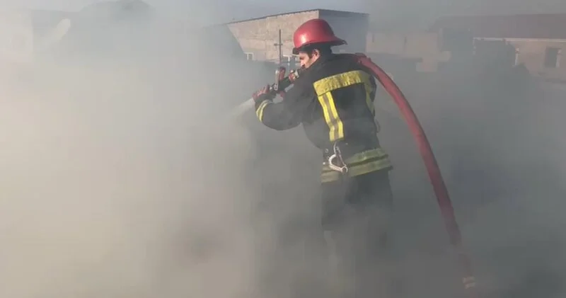 Yasamalda baş verən yanğın söndürüldü YENİLƏNİB + FOTO/VİDEO