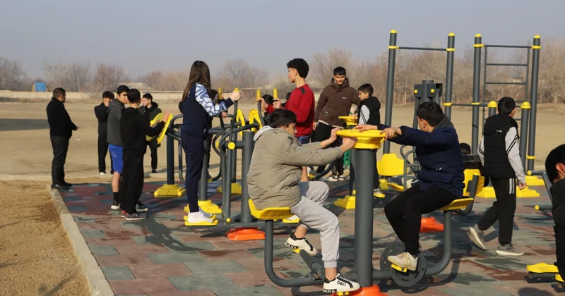 Sədərək rayonunda açıq hava idman qurğuları istifadəyə verilib