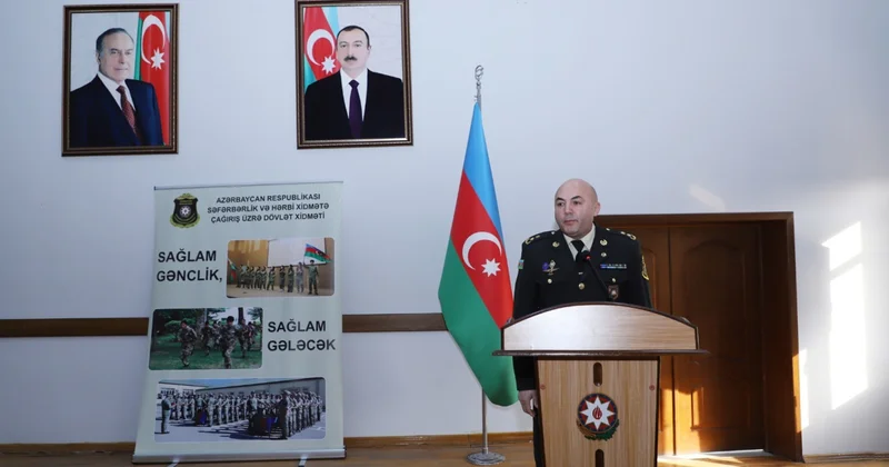 Военно патриотическое воспитание молодежи в Кюрдамире ФОТО