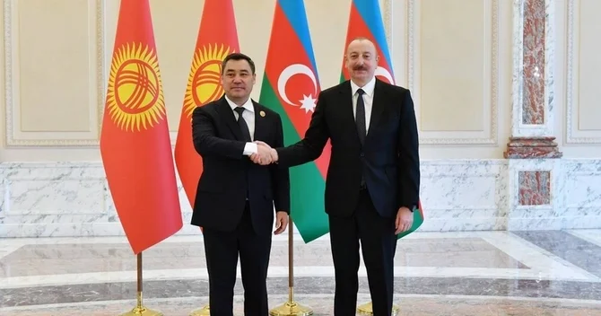 Sadır Japarov İlham Əliyevə: Qırğızıstana qarşıdan gələn səfəriniz çərçivəsində münasibətlərin inkişafı üçün zəmin yaradacağıq