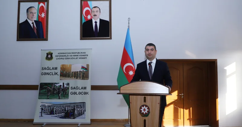 Kürdəmirdə gənclərə çağırışçıların hüquq və vəzifələri barədə məlumat verilib