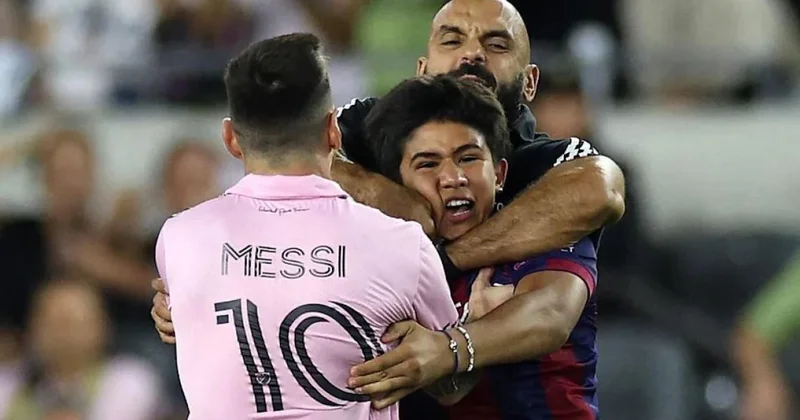 Messinin mühafizəçisinin məşqi GÜNDƏM OLDU VİDEO