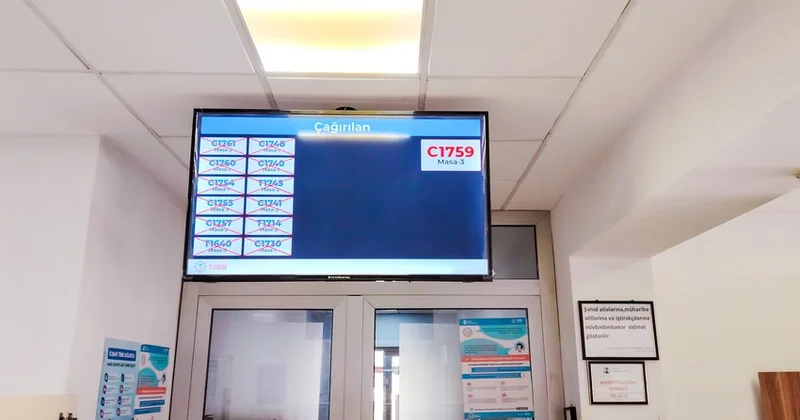 Cəlilabadda bu xəstəxanada elektron növbə sistemi qurulub