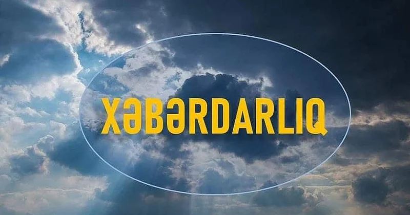 Azərbaycanın rayonlarında dekabrın 25 i gündüzdən 26 sı gündüzədək hava qeyri sabit keçəcək XƏBƏRDARLIQ